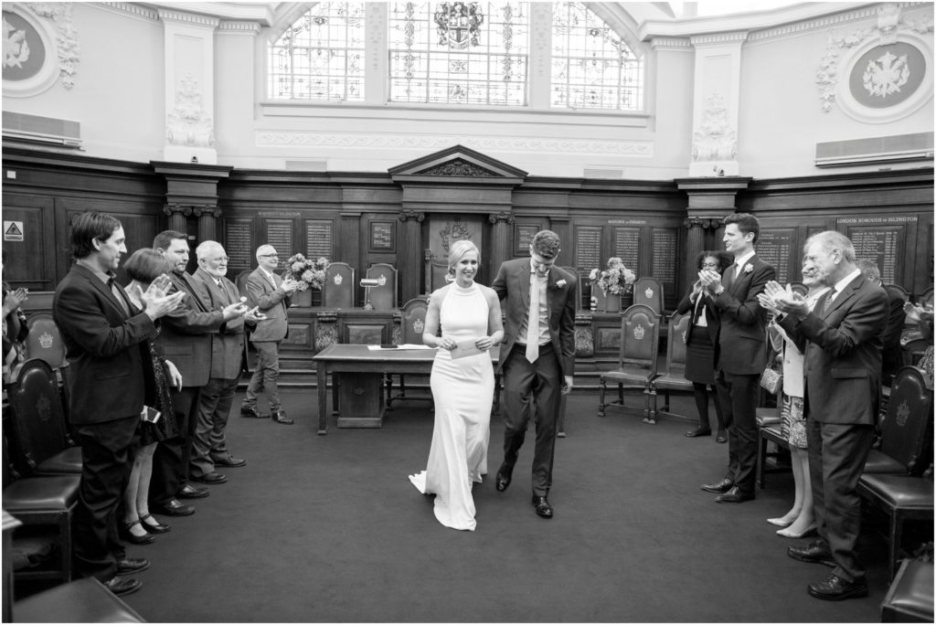 wedding photographer islington town hall