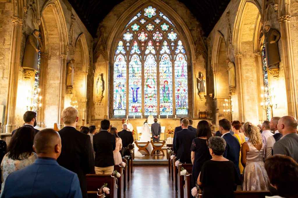 St Etheldredas Church wedding