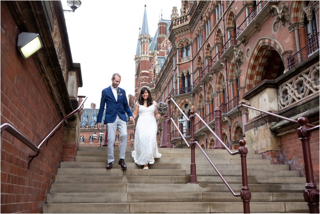 London town hall socially distanced wedding