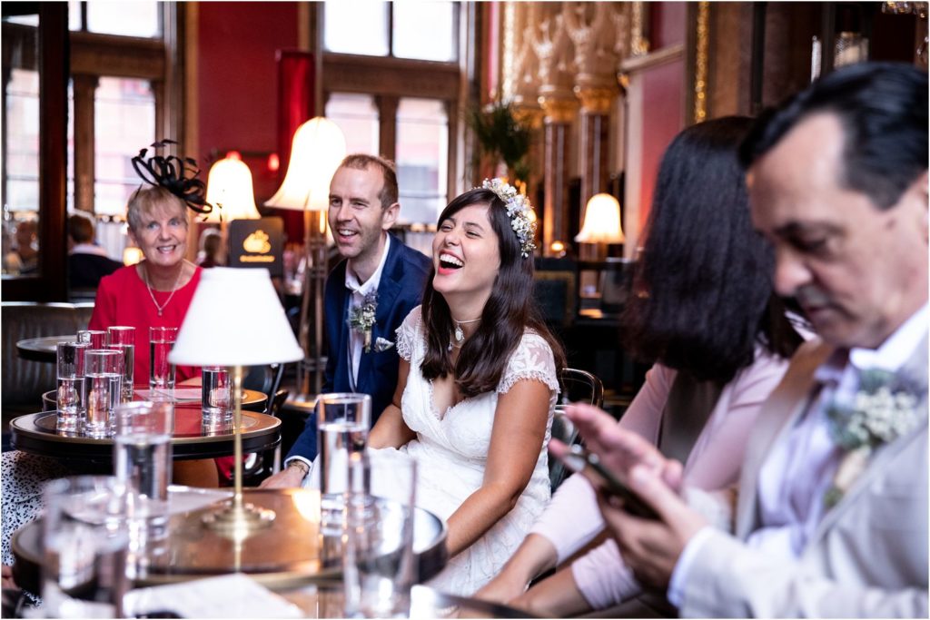 Gilbert Scott Bar wedding reception