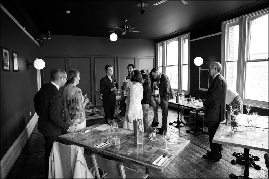 The Prince Pub N16 wedding reception