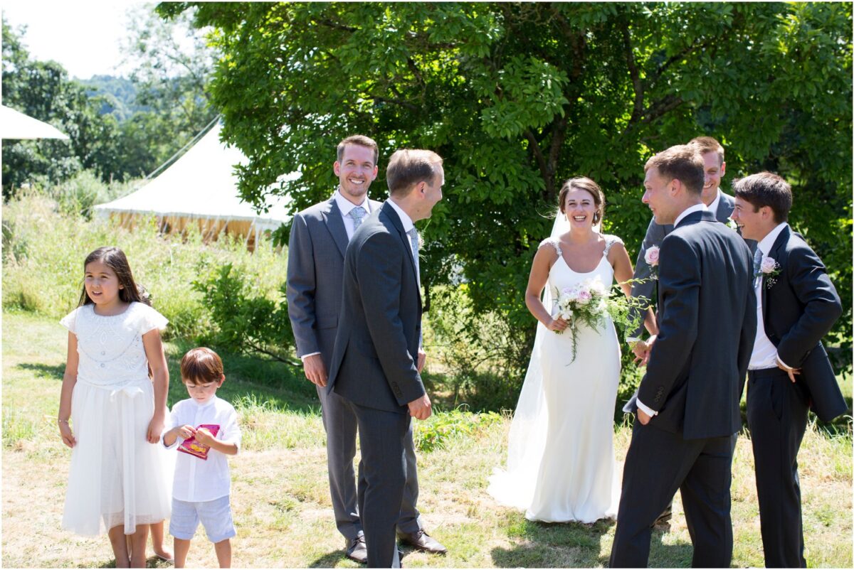Wardour Castle Chapel summer marquee wedding