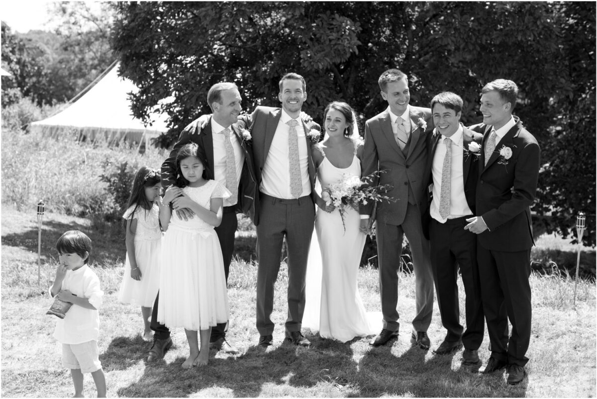 Wardour Castle Chapel summer marquee wedding