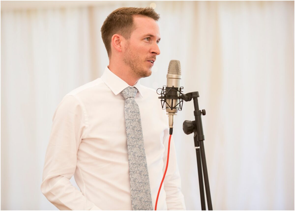 Wardour Castle Chapel summer marquee wedding