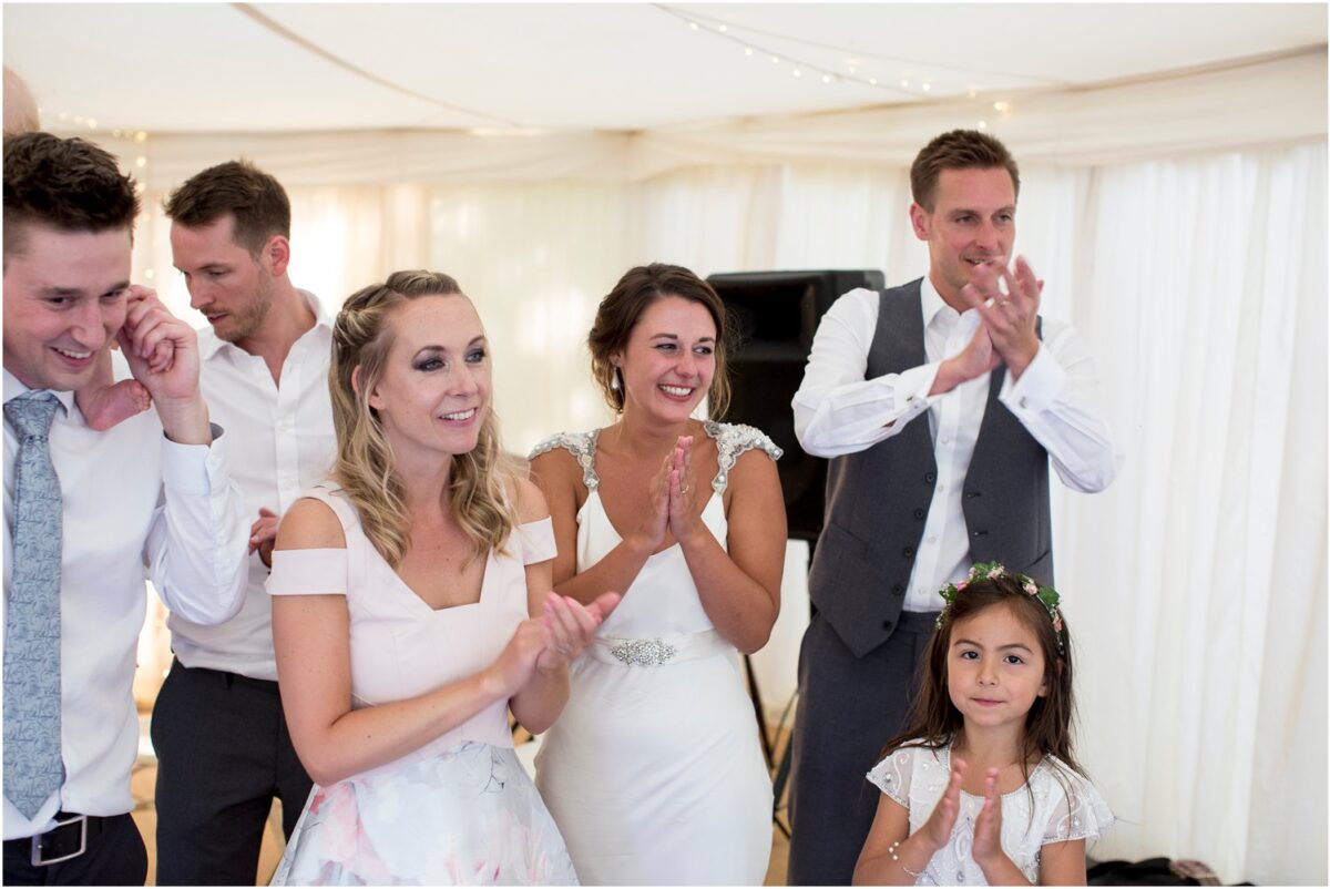 Wardour Castle Chapel summer marquee wedding