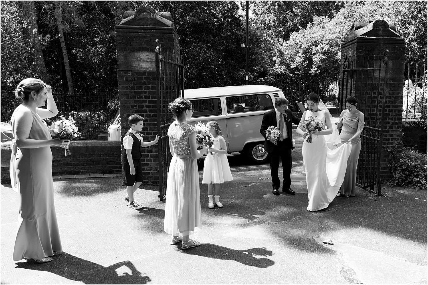 wedding photography at st.josephs catholic church in highgate north london