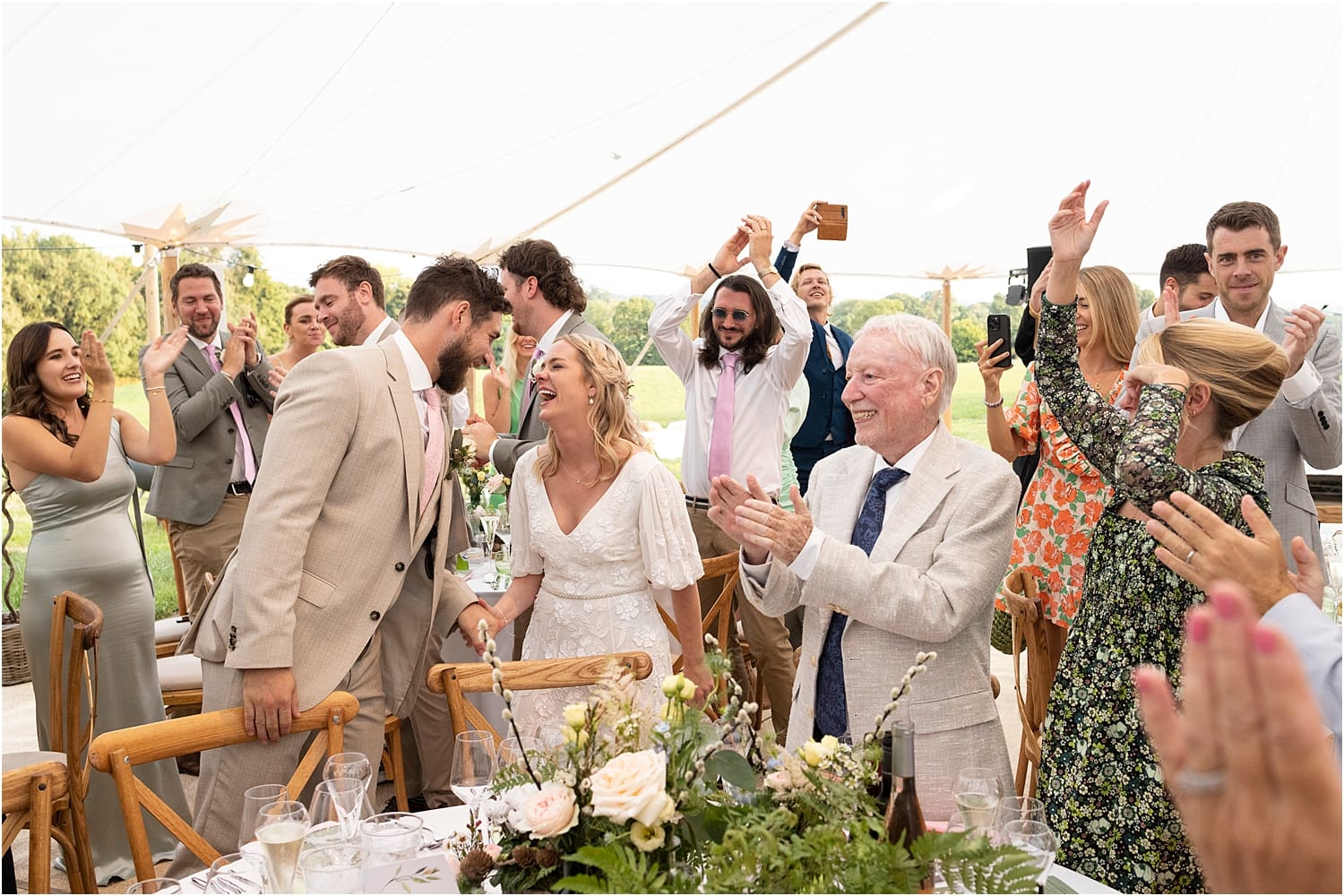 english country side marquee wedding in alderley edge cheshire