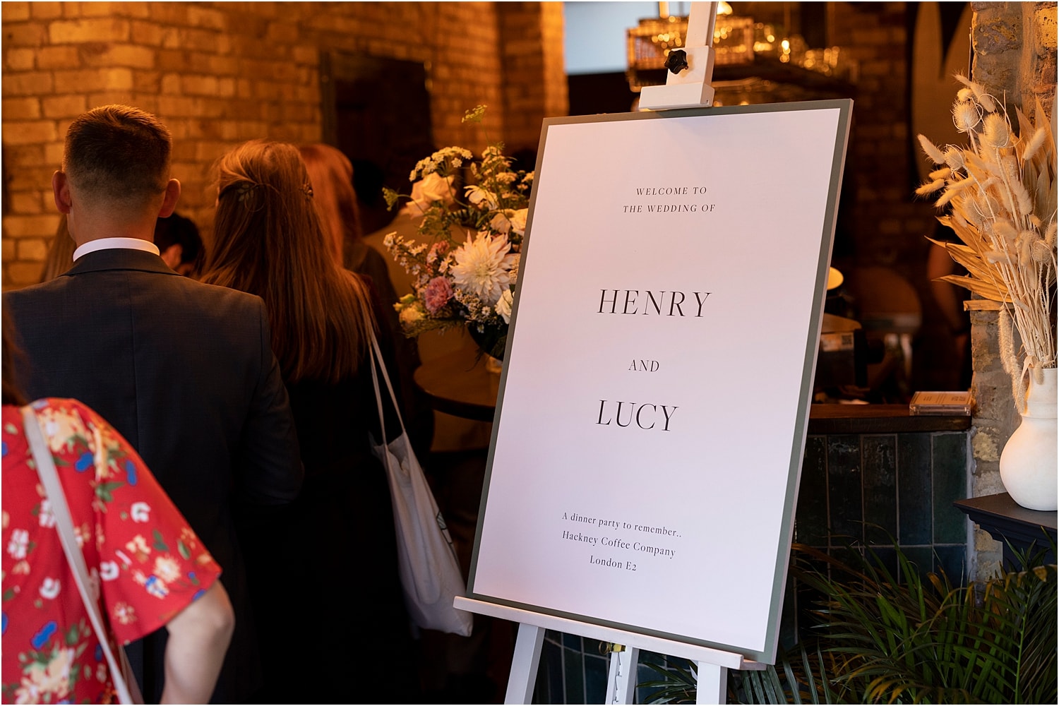 hackney coffee company wedding reception