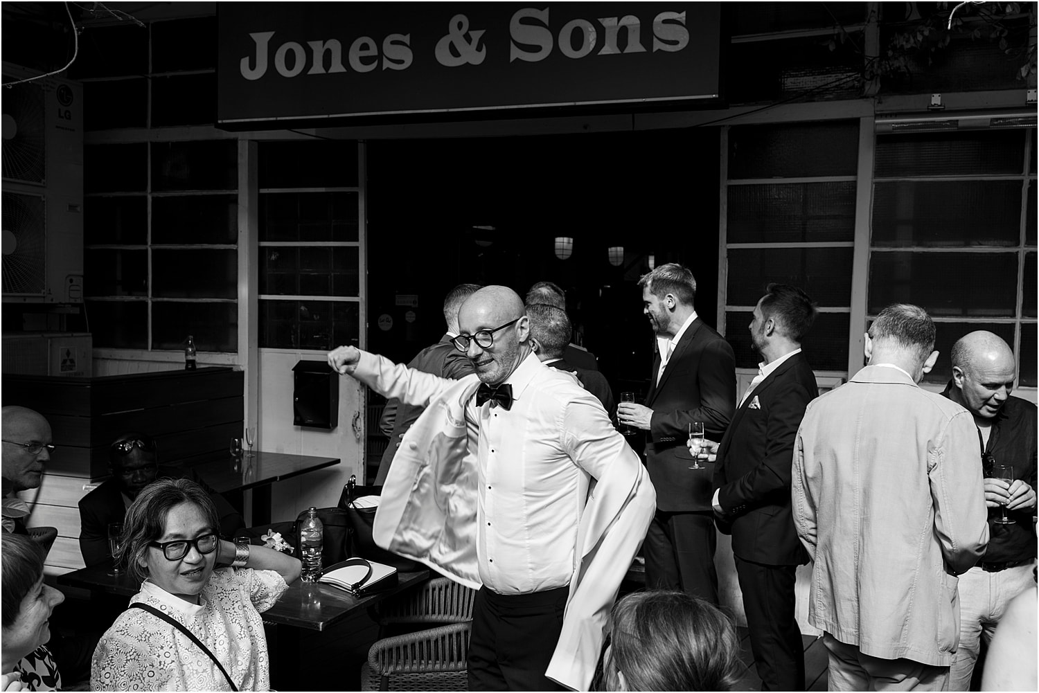 jones and sons restaurant in dalston wedding reception