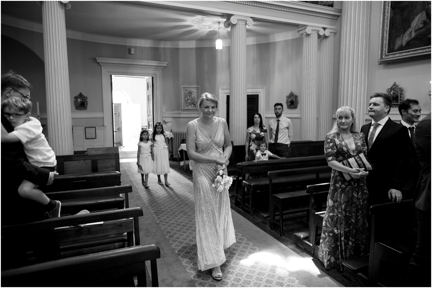wedding at wardour castle chapel