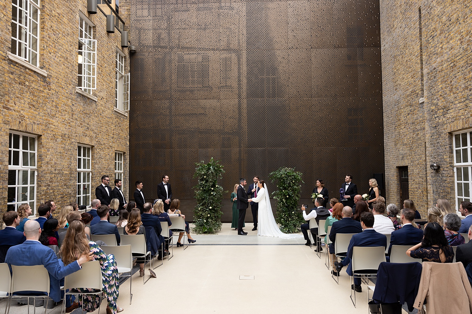 south atrium hackney town hall wedding 0025