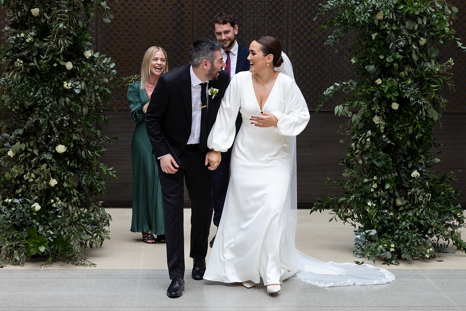 south atrium hackney town hall wedding 0029